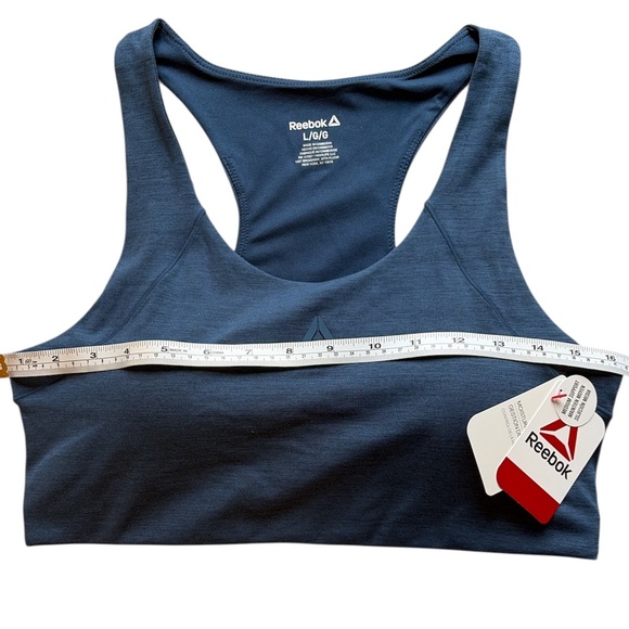 Reebok Women's Navy Sports Bra - Picture 5 of 6